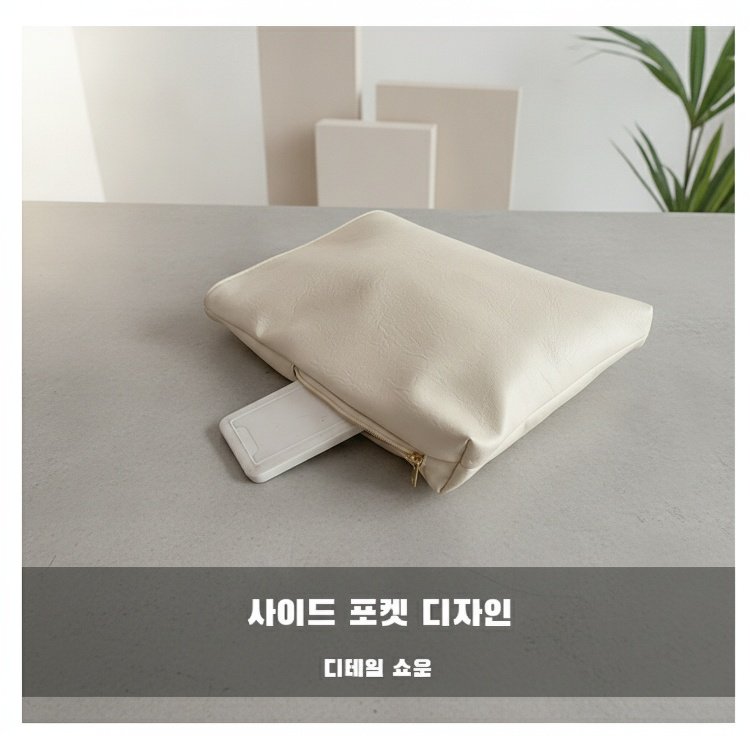 고급스러운 솔리드 PU 소재 숄더백