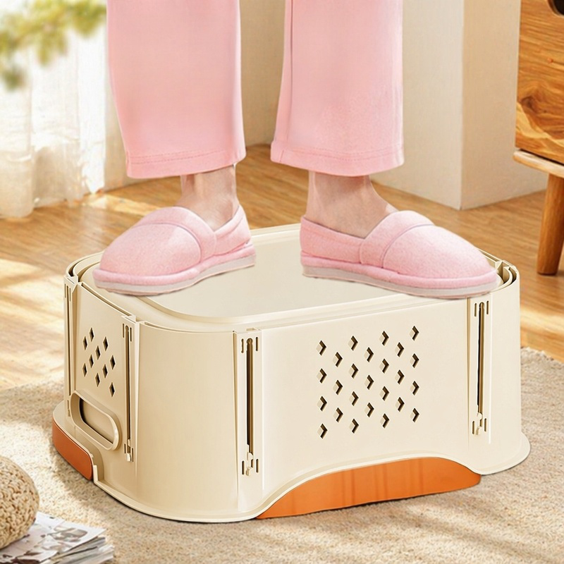 Household Large Compartment Clothing Organizer Basket