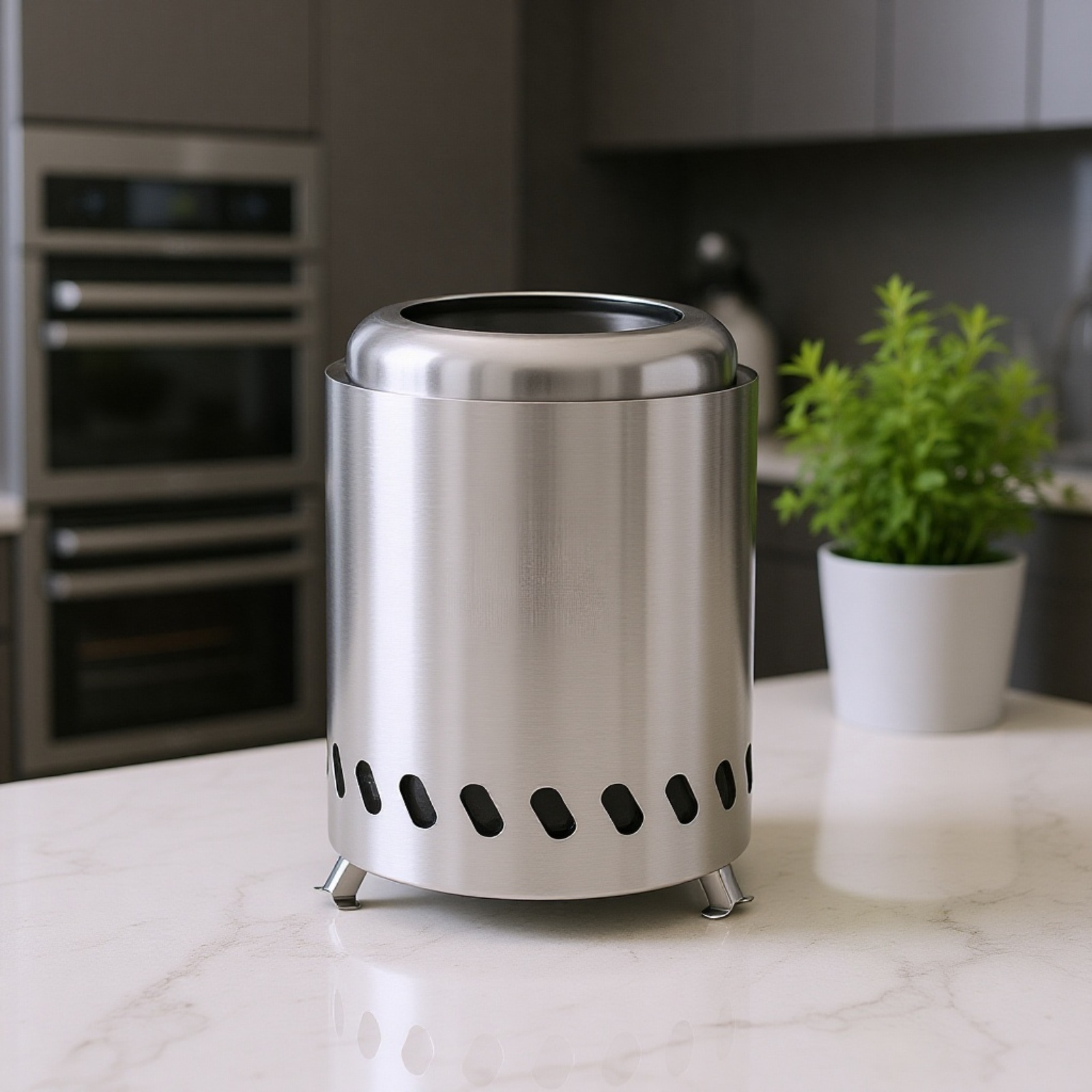 防風ポータブル卓上キャンプストーブ 無煙設計