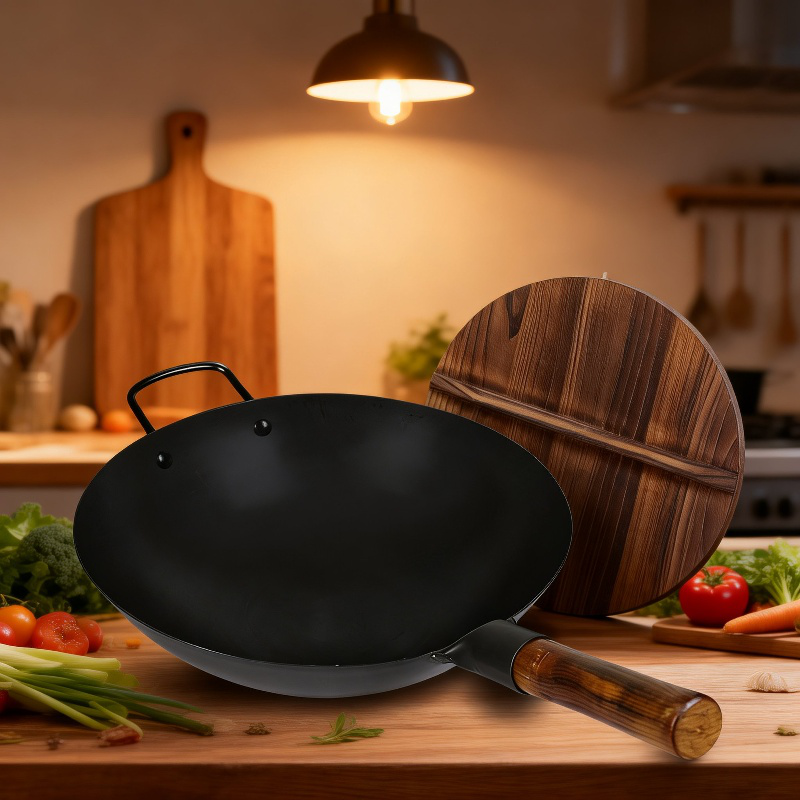 クラシックな鉄製ワーク鍋