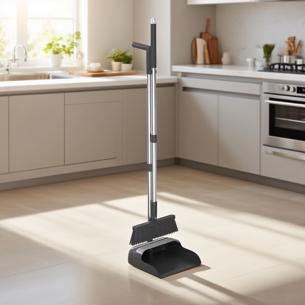 Zametací set s měkkými štětinami pro šetrný úklid