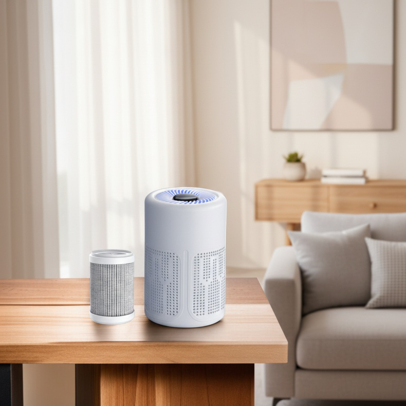 Purificateur d'air haute efficacité en fonctionnement