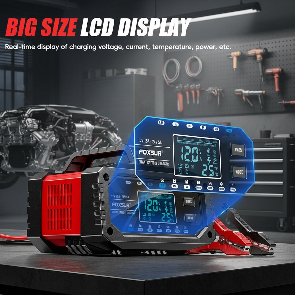 Multi-function charger for motorcycles