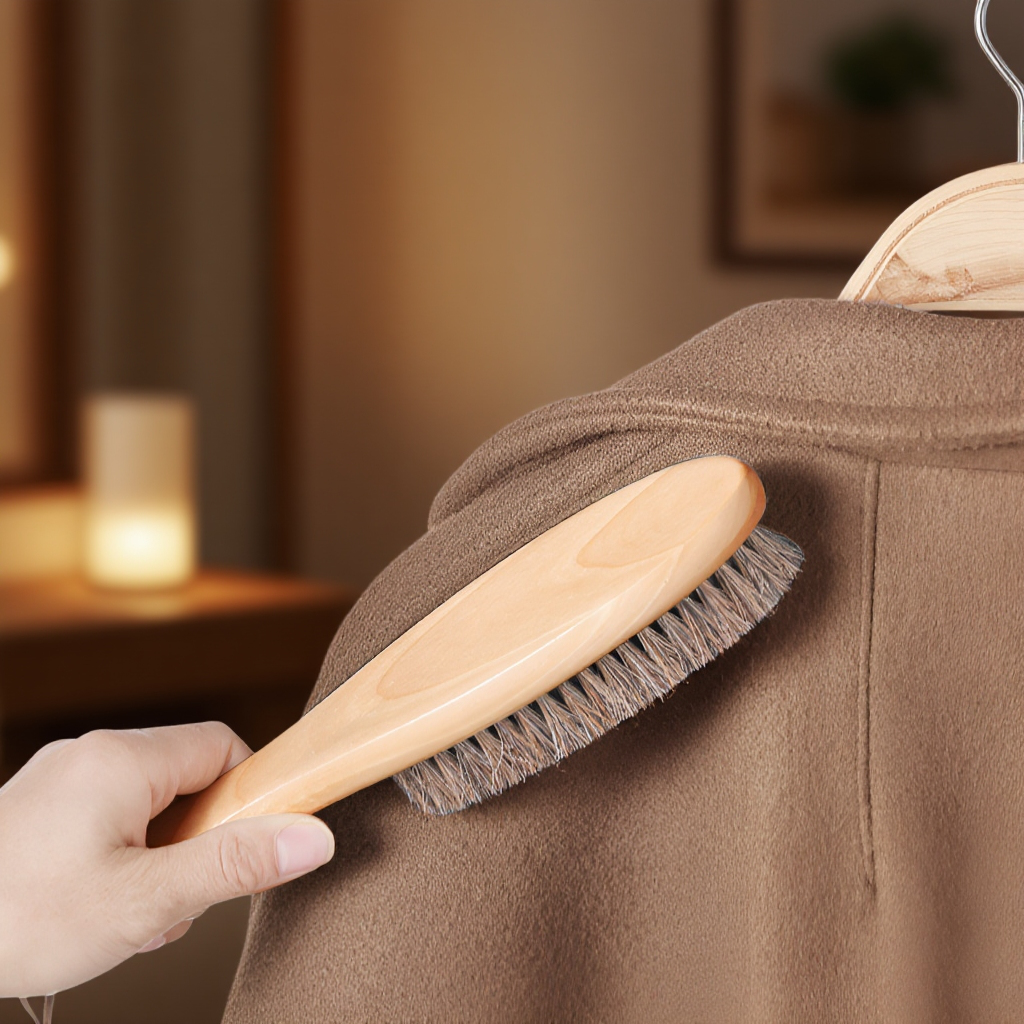 Speciální kartáč na údržbu oblečení z kašmíru