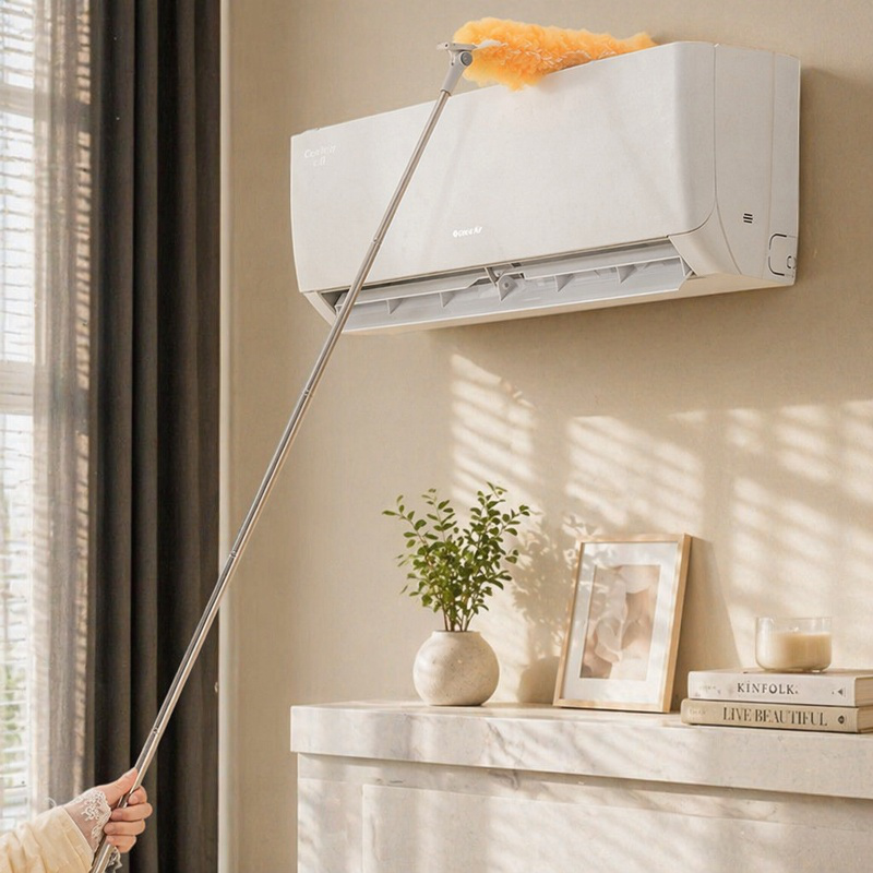 Plumero desechable extensible, herramienta de limpieza de polvo con absorción electrostática