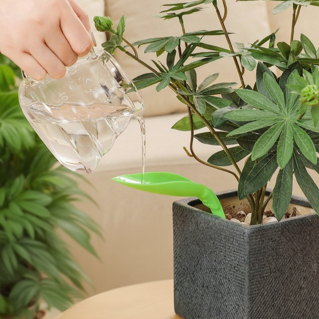Zalévací trychtýř na květináče