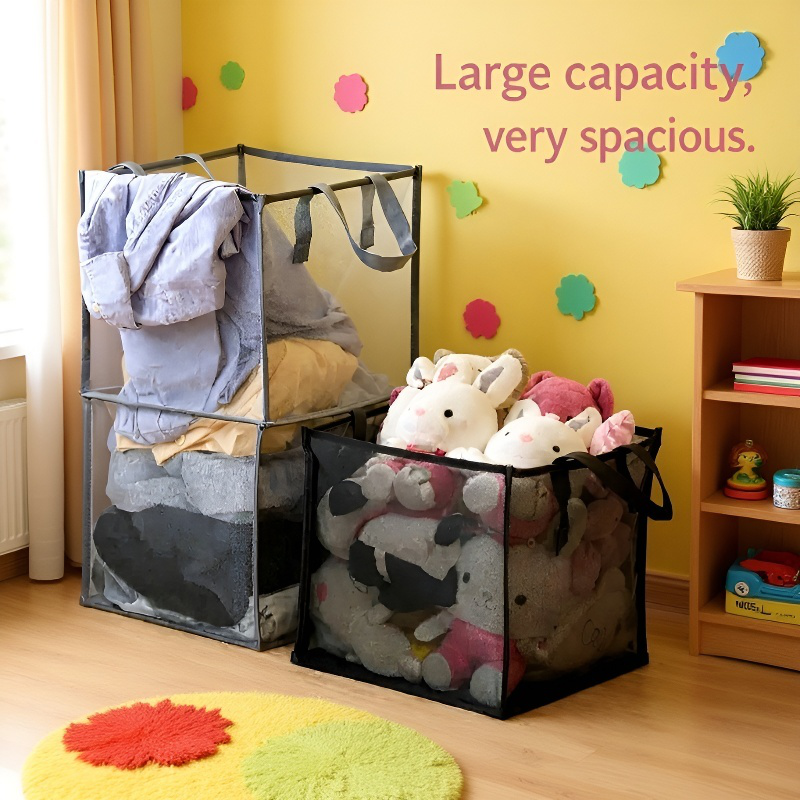 Large Clothes Storage Basket with Carrying Handle