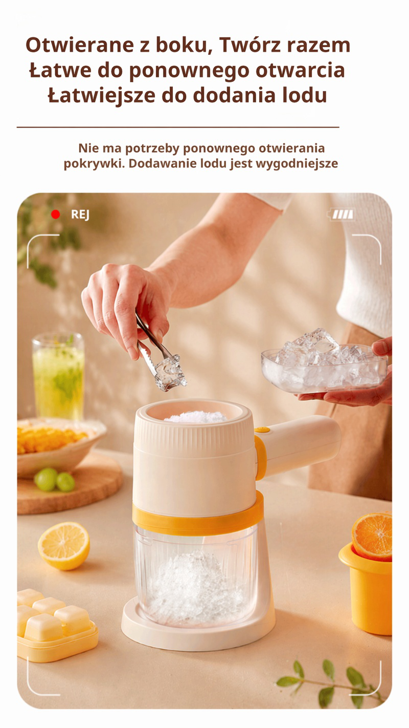 Urządzenie do kruszenia lodu i przygotowania smoothie