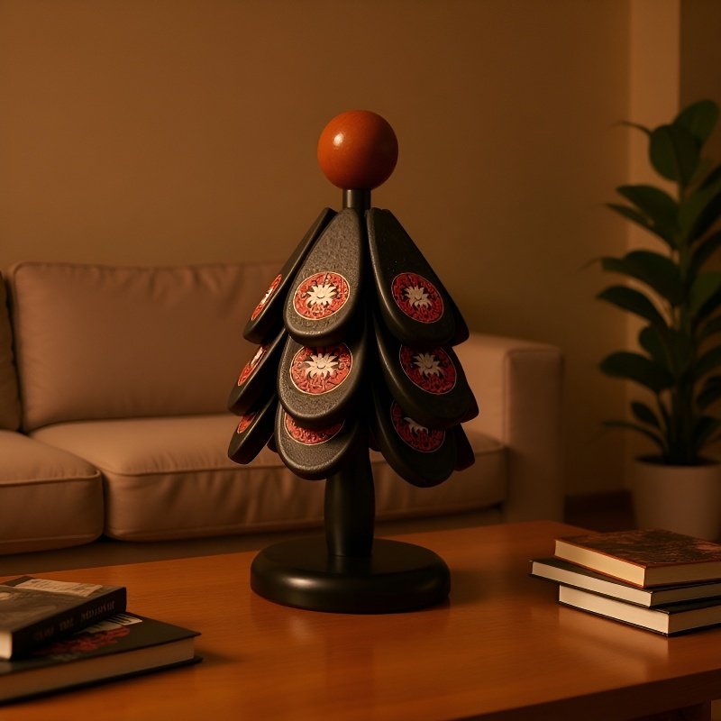 Protector de mesa de madera natural