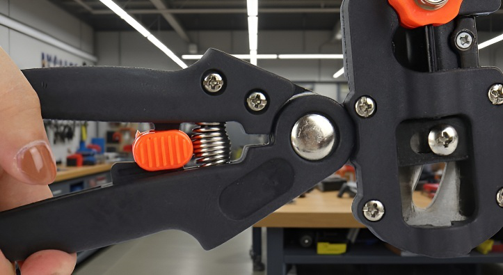 持ちやすいグリップ付き園芸鋏