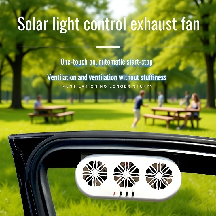 Solar Powered Car Vent Fan