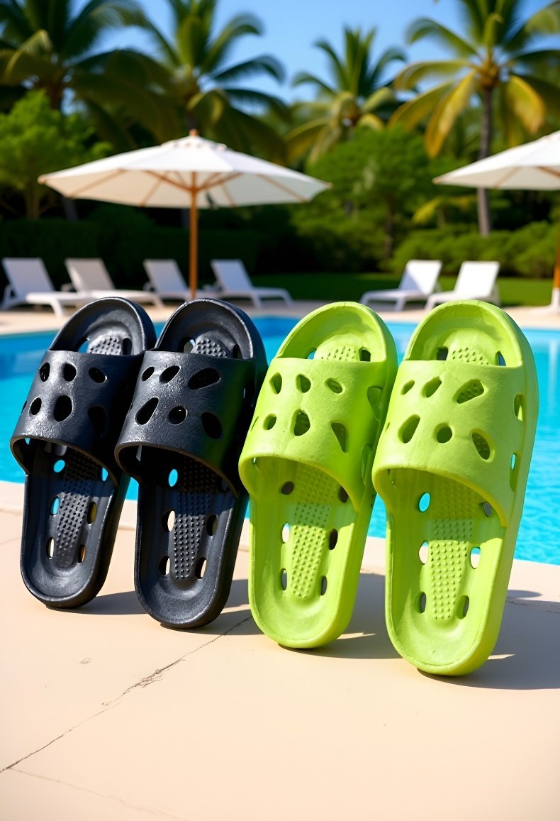 Stylish and functional bathroom slippers for men and women