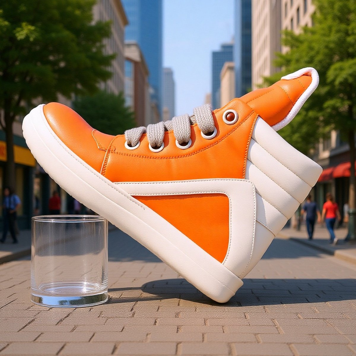 快適な履き心地 メンズ厚底スニーカー