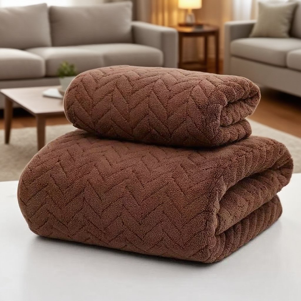 適合敏感肌膚的珊瑚絨洗臉巾