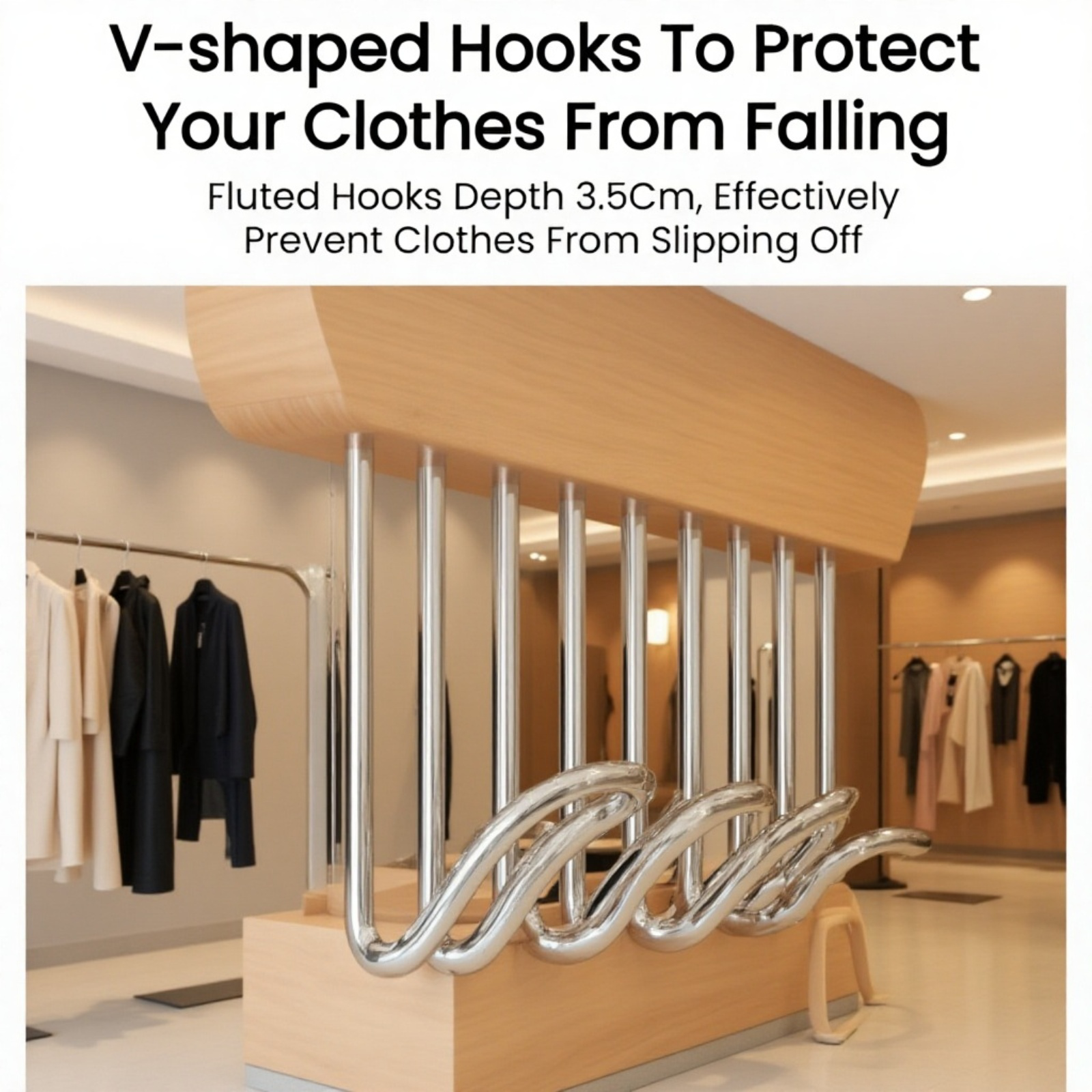 Adjustable Pull-out Tank Top & Underwear Hanger