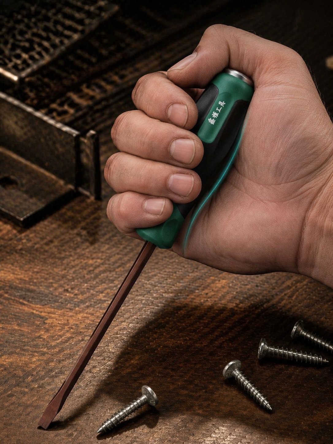 Destornillador ergonómico con núcleo extensible
