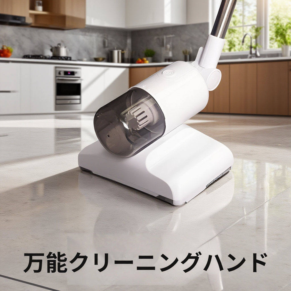 充電式電動ガラス清掃ロボット（伸縮式高所対応）