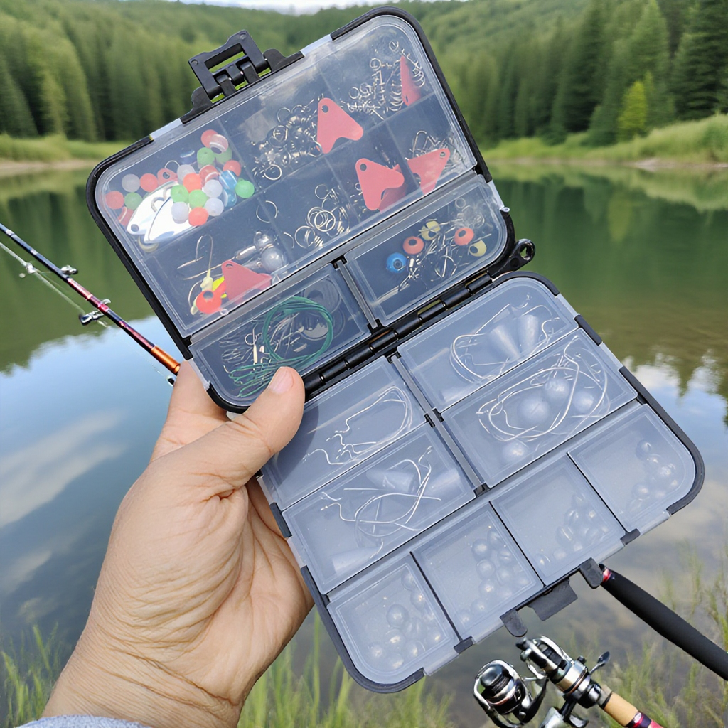 Multi functional hardware accessory storage box