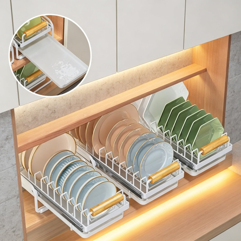 Solución de almacenamiento para platos y tazas