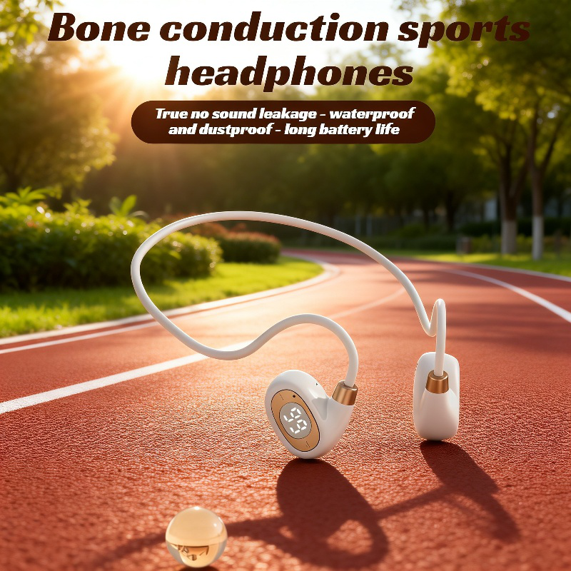 Bone Conduction Open-Ear Bluetooth Headset Anti-Noise Long Battery Life
