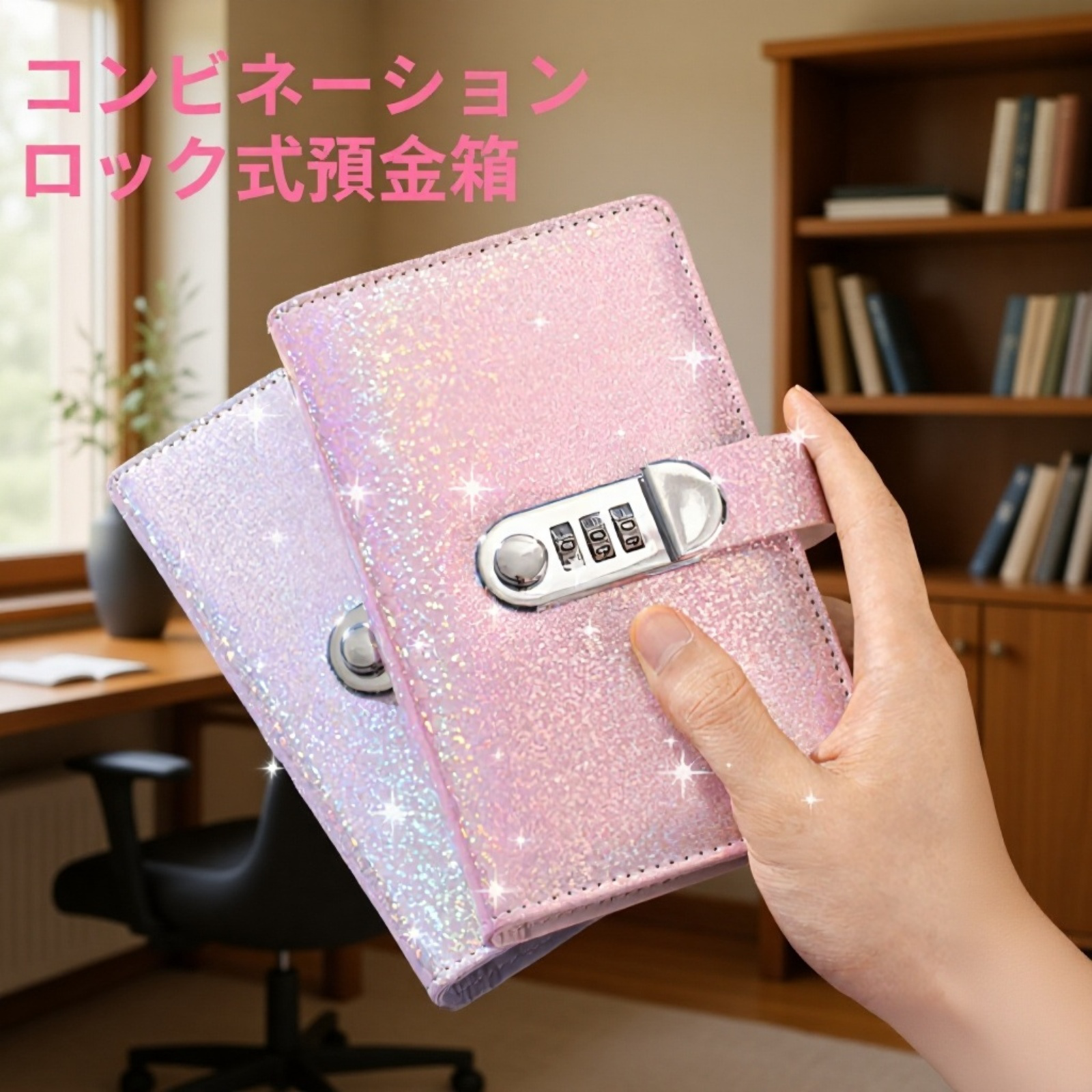 大容量現金収納型貯金ブックお金管理専用貯金冊子