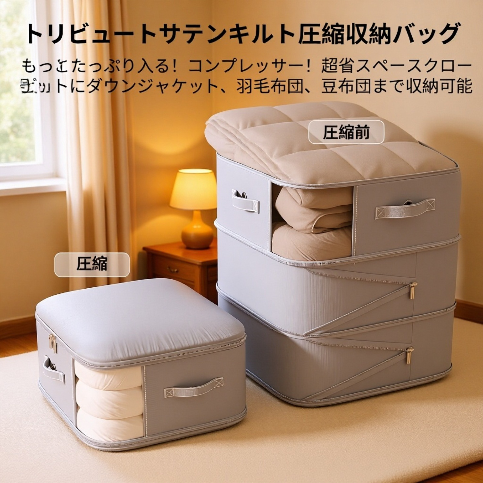 シルクキルト用キルト収納バッグ