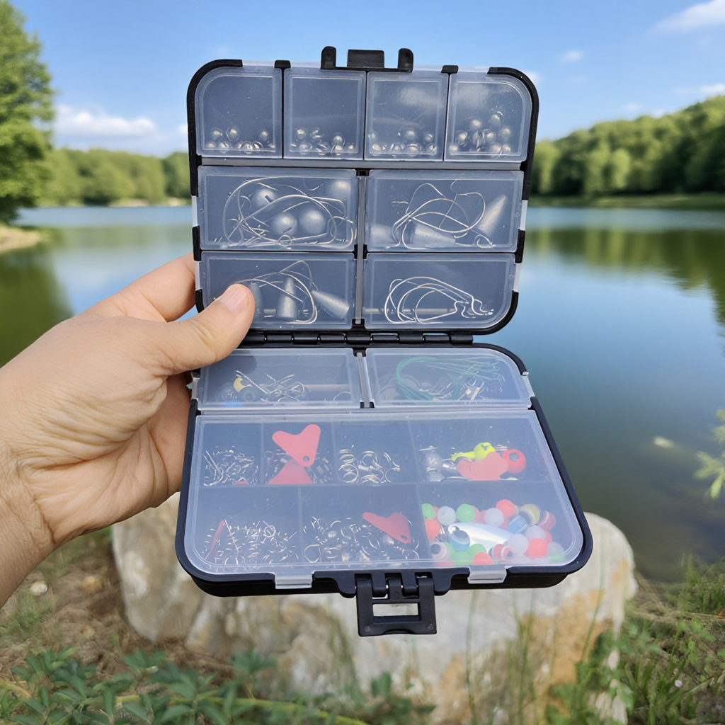 Multi functional hardware accessory storage box