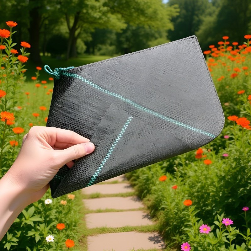 Černá mulčovací textilie pro ovocné sady