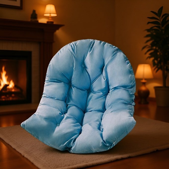 Cojín grueso para silla colgante de interior y exterior, asiento especial para columpio y mecedora