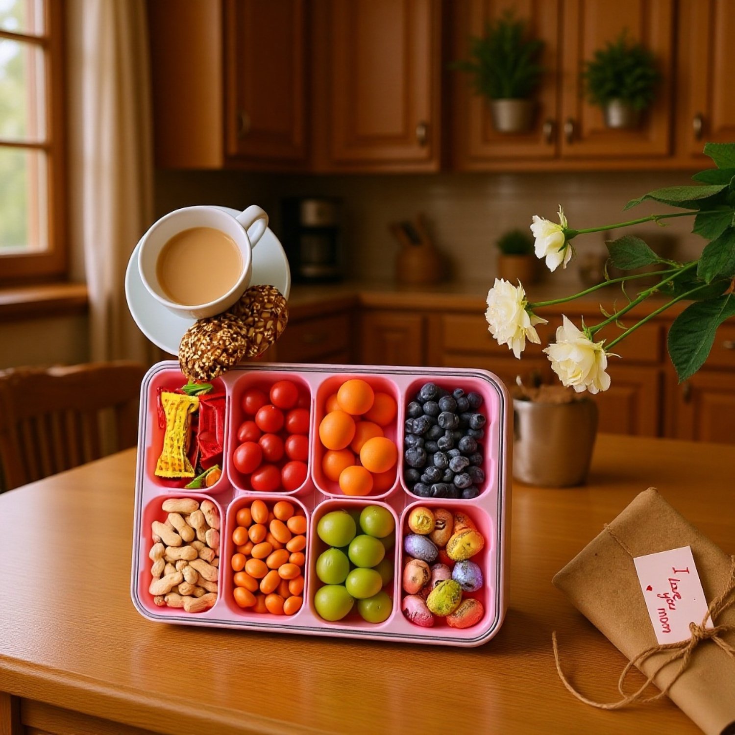 Caja de plástico apto para alimentos para anís estrellado