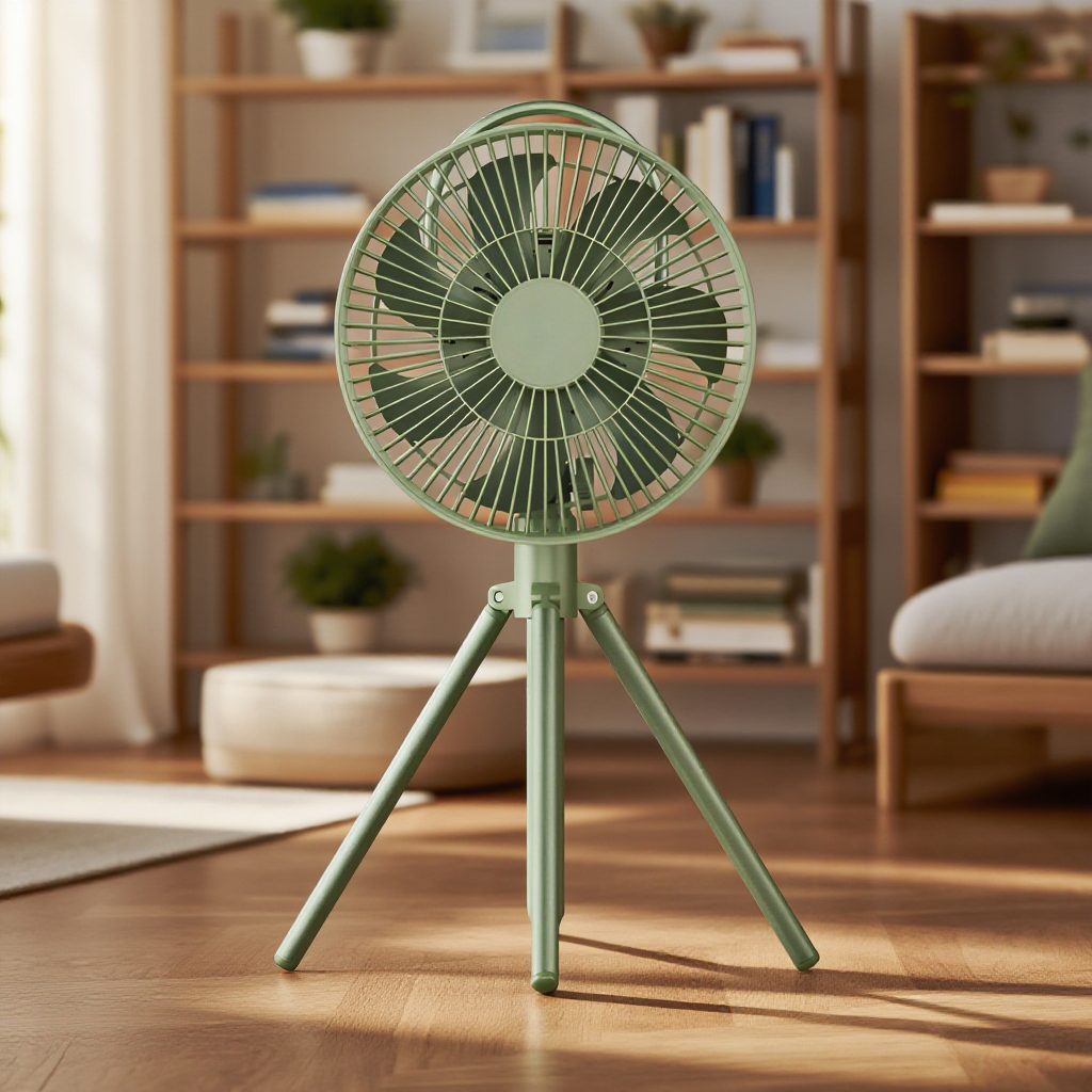 自動首振りアウトドア扇風機 蚊対策・虫対策・照明・リモコン機能付き