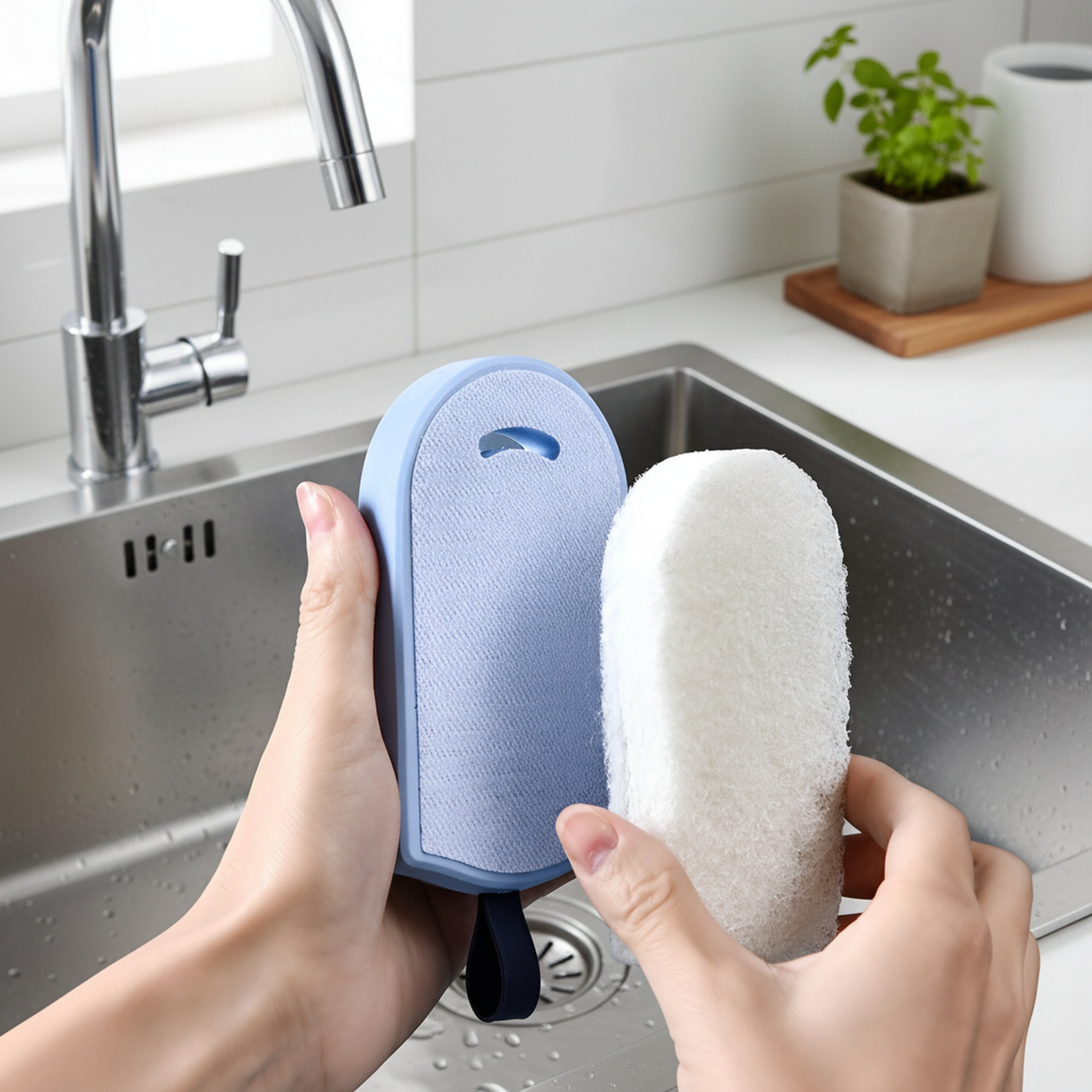 Multifunctional Wall-Mounted Drain Pan Brush