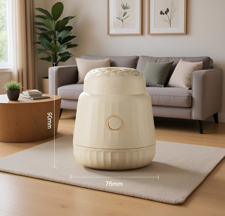 Before and after results of lint removal on fabric