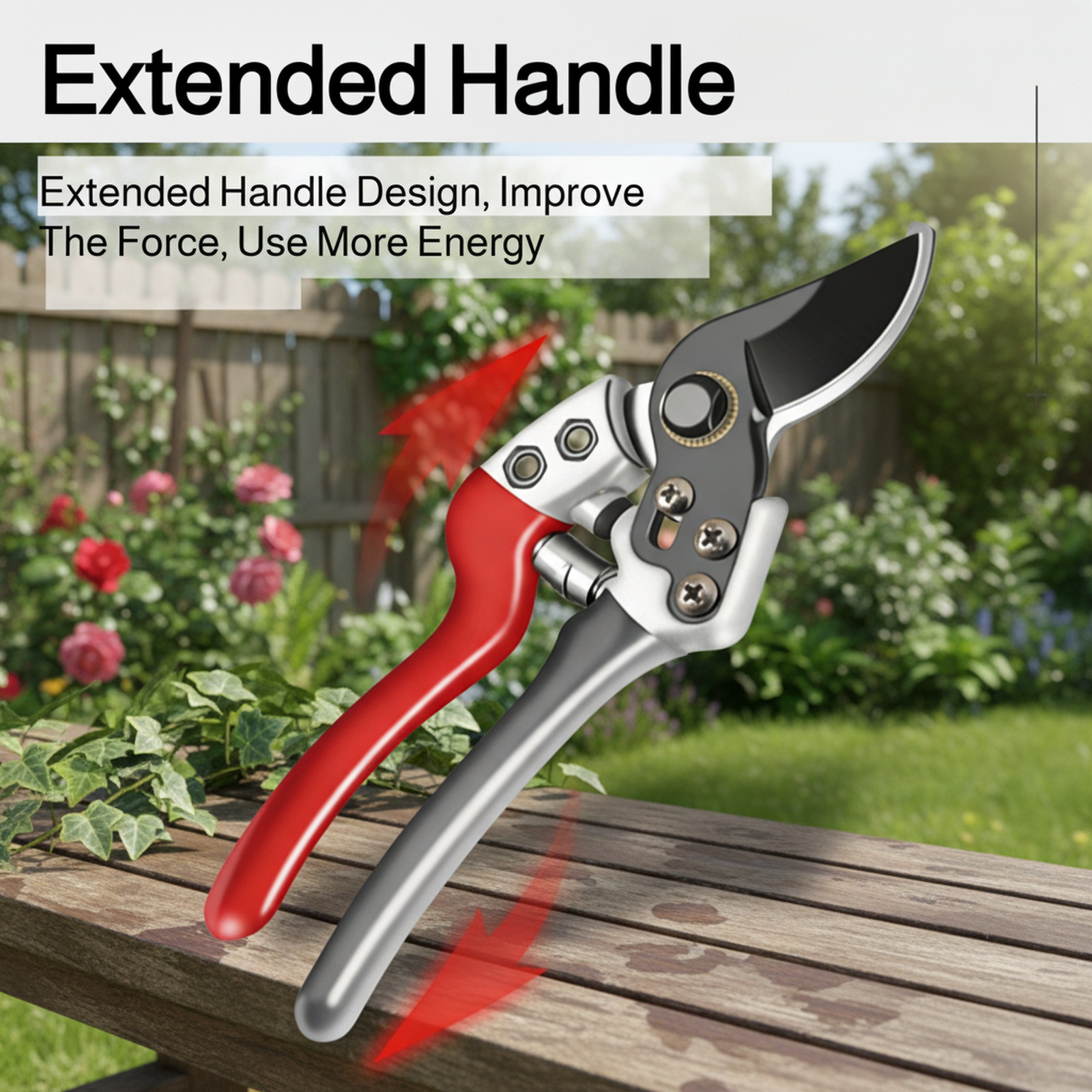 Gardening Pruning Shears, Garden Trimming Tool, Suitable for Branches and Flowers