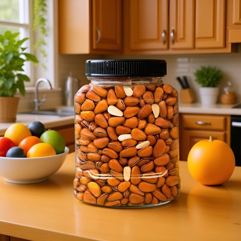 収穫したての大粒北東部産松の実