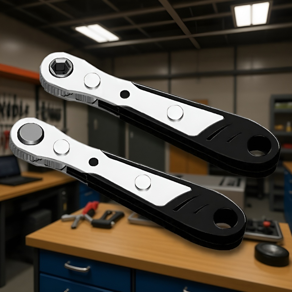 ミニサイズ1/4ラチェットレンチドライバーツールセット（ラチェットハンドル1本付き）