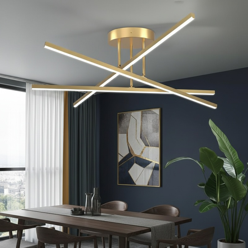 Minimalistische LED-Deckenleuchte, geeignet für verschiedene Wohnbereiche