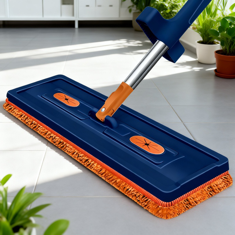 Lazy Hands-Free Flat Mop Dry and Wet Chenille Home Mop