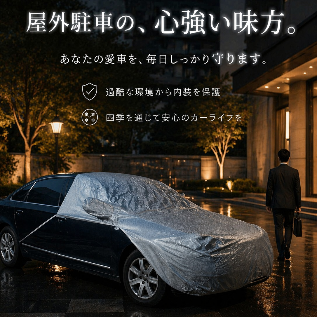 多機能車用カバー 防雨・防塵・日除け