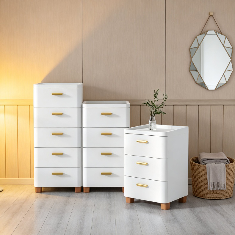 Armario doméstico de almacenamiento de múltiples capas tipo cajón para la sala de estar