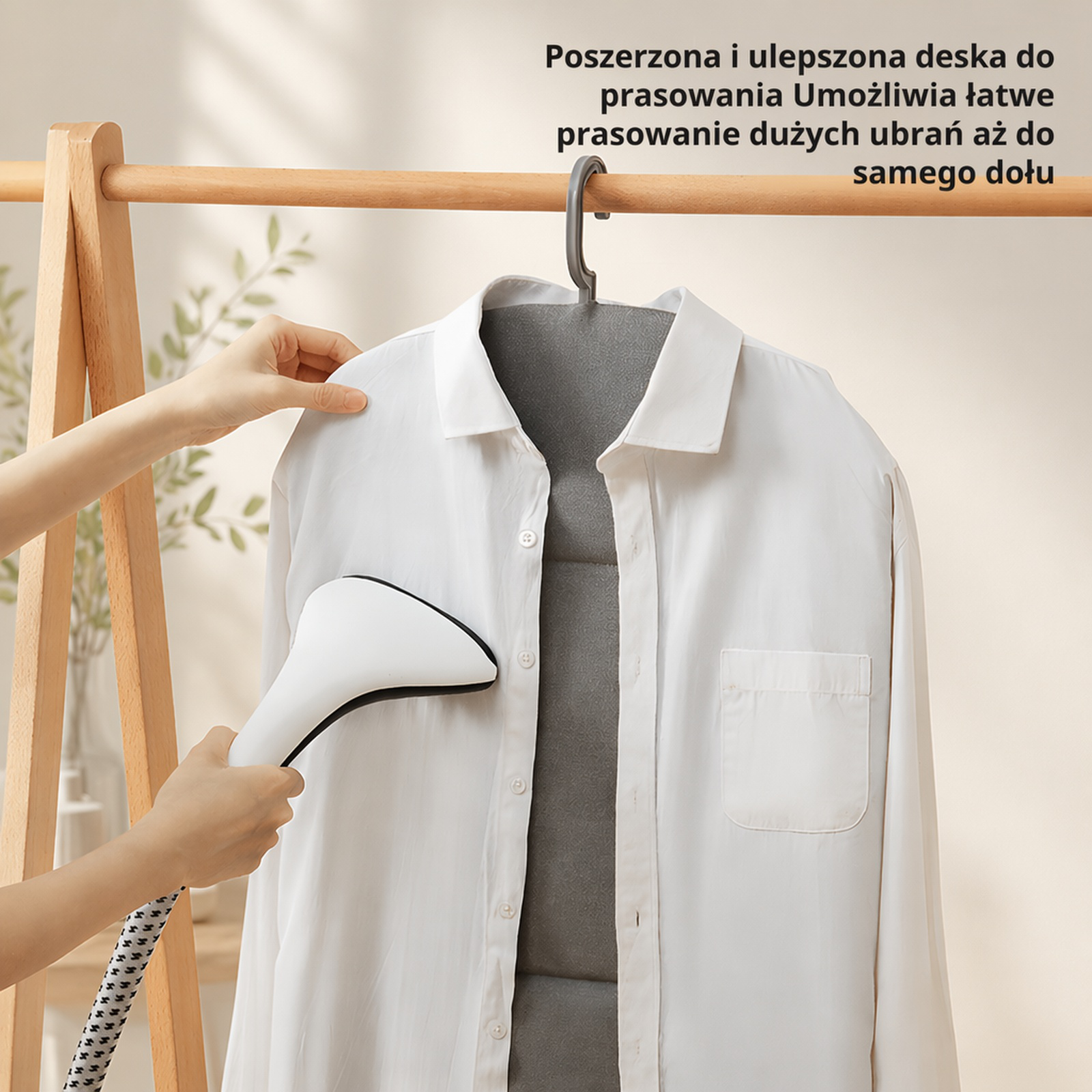 Przenośny wiszący parowy żelazko, składany, z funkcją 360° obrotu
