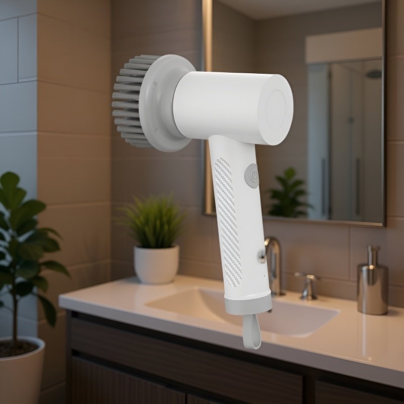 Multi-Functional Handheld Electric Cleaning Brush for Home Use