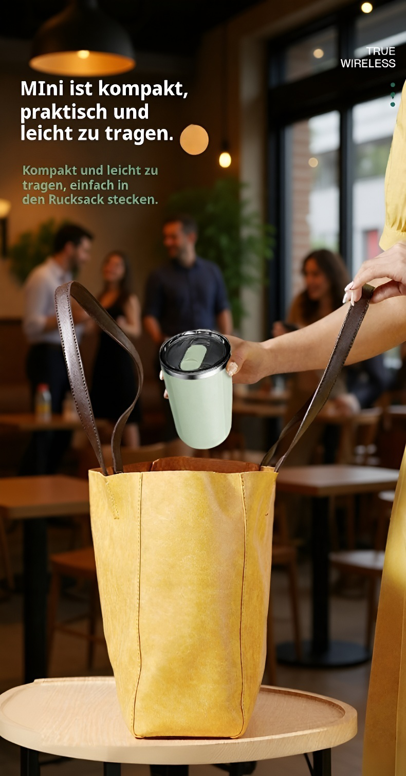 Einfach zu reinigender tragbarer Mixer mit Edelstahlgehäuse
