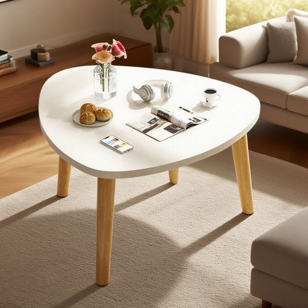 북유럽 스타일 미니 발코니 플로팅 티테이블