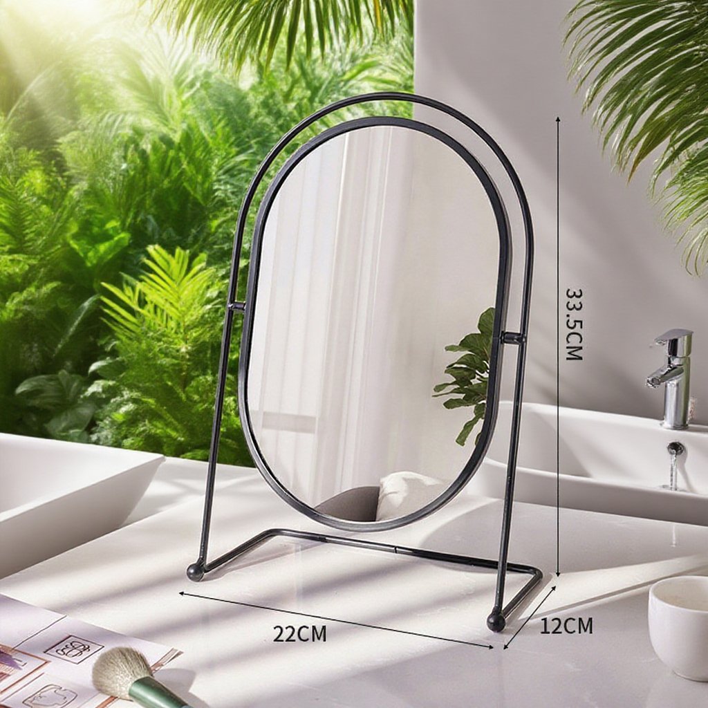 침실 탁상 철예 경사 고화질 화장경