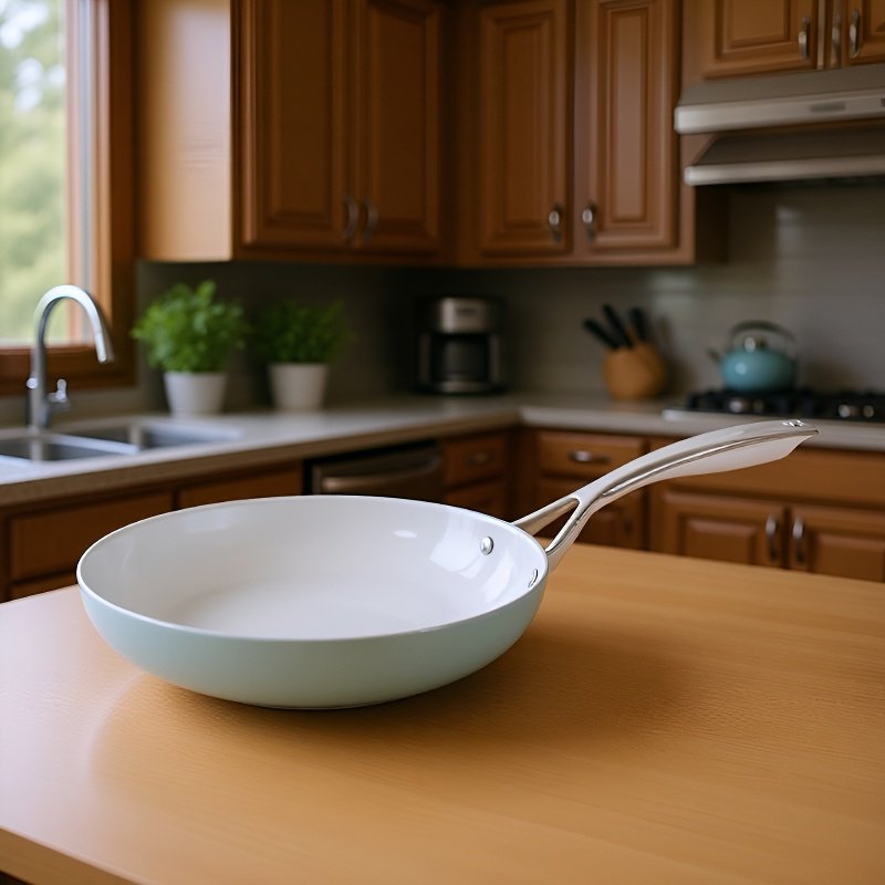 Easy-to-clean nonstick surface of the cookware set