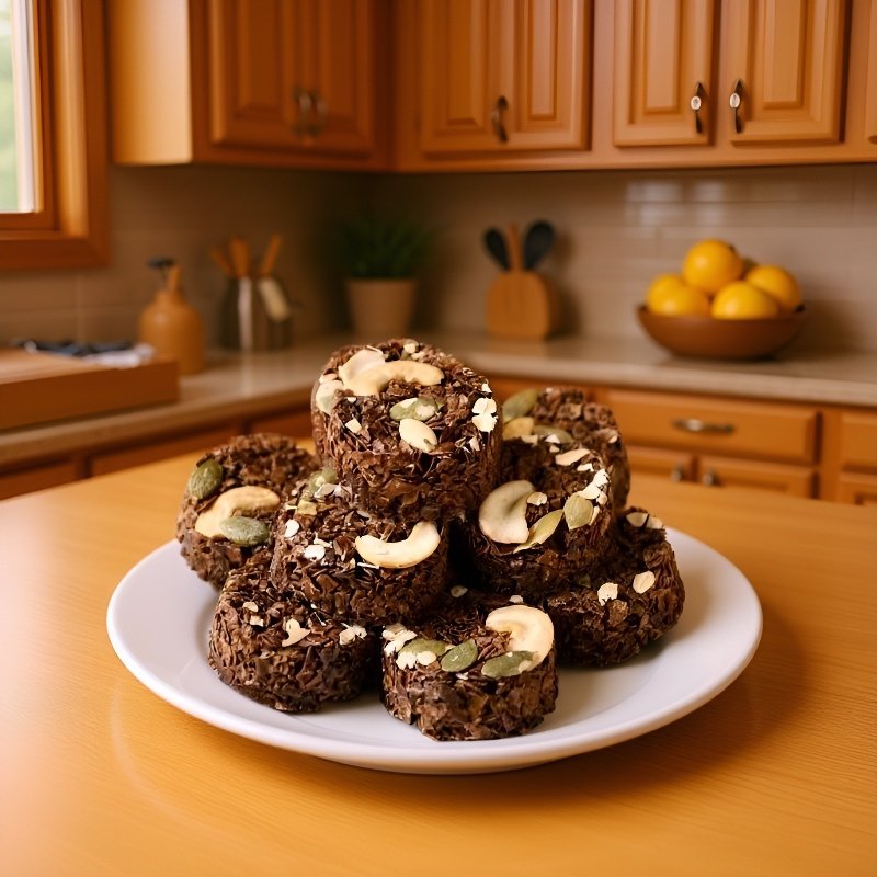 サクサク食感のナッツ入りチョコレート