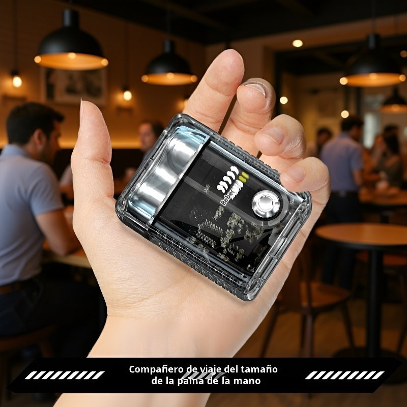 Mini afeitadora portátil transparente tipo hielo