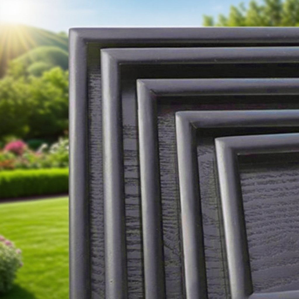 ブラック木製長方形家庭用トレイ