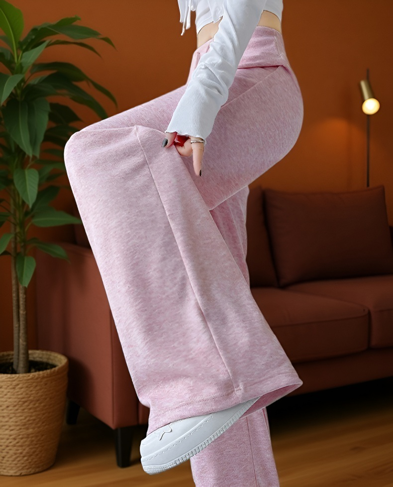 와이드 팬츠 소재 및 질감